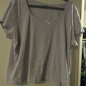 Old Navy Lavender Short Sleeve Blouse